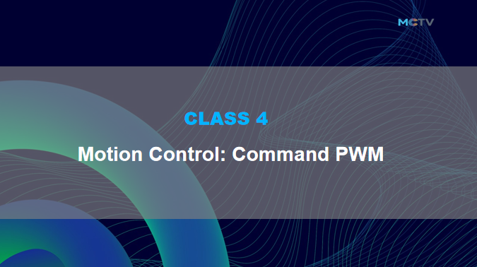 Class 4. Command PWM
